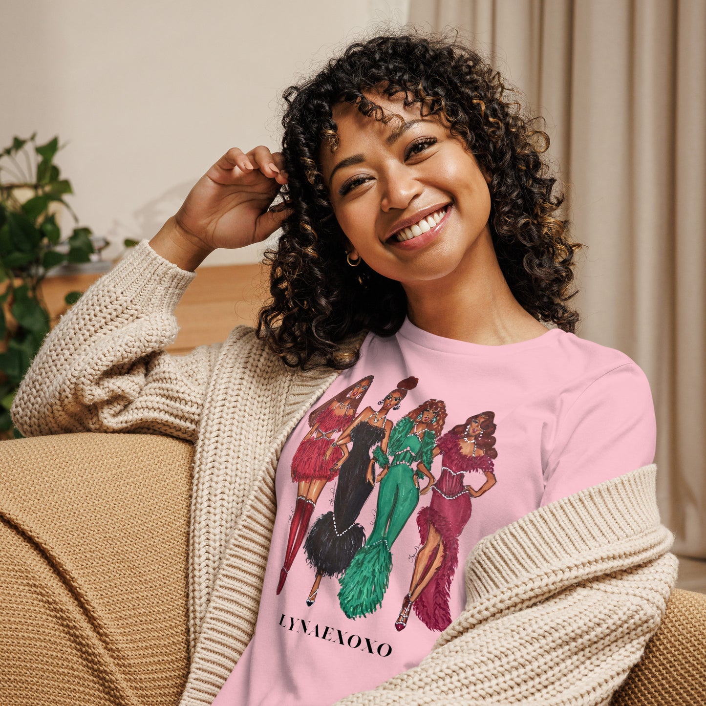 Feathers for the Holiday's - Women's Relaxed T-Shirt