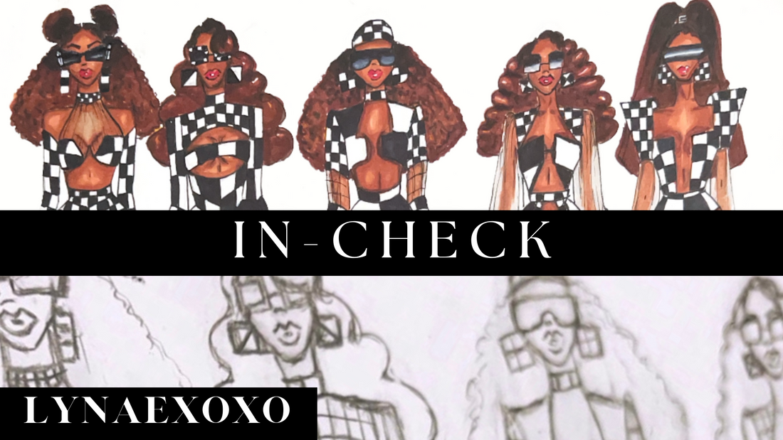 In-Check Fashion Illustrations