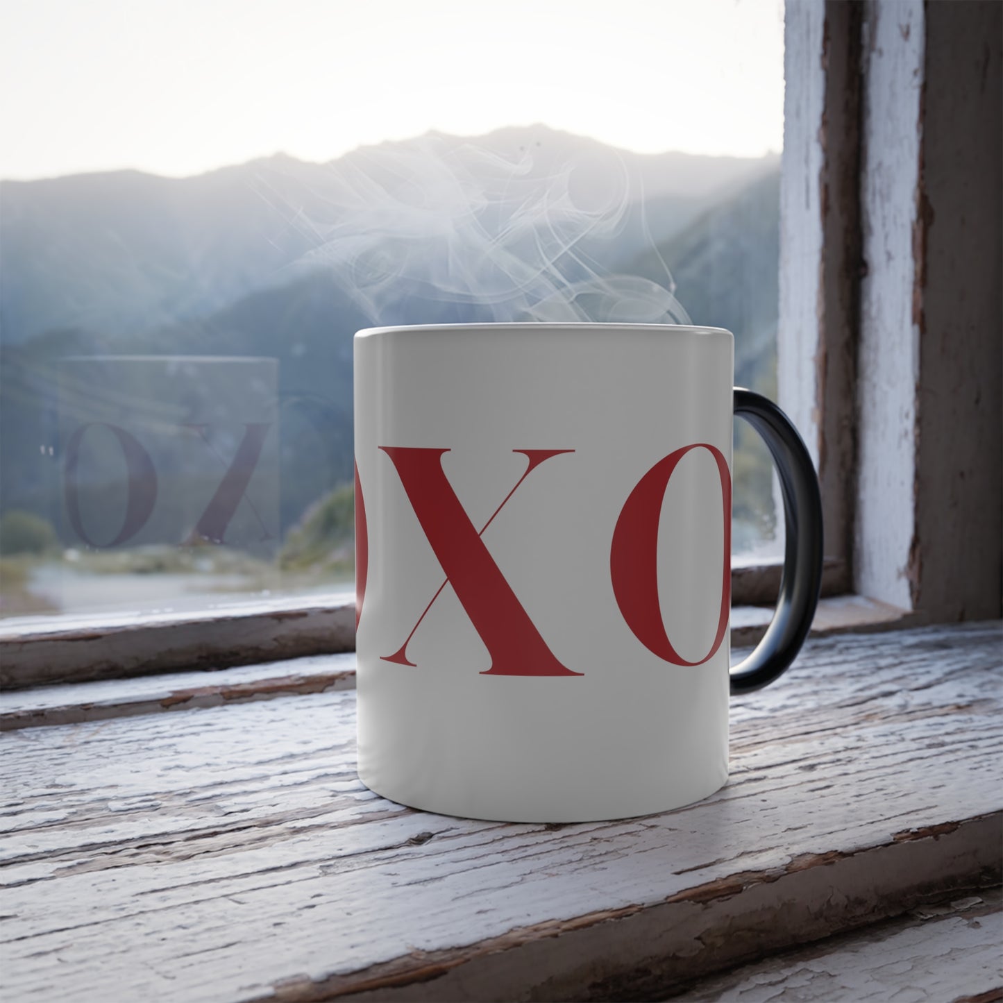 XOXO Red - Color Morphing Mug, 11oz