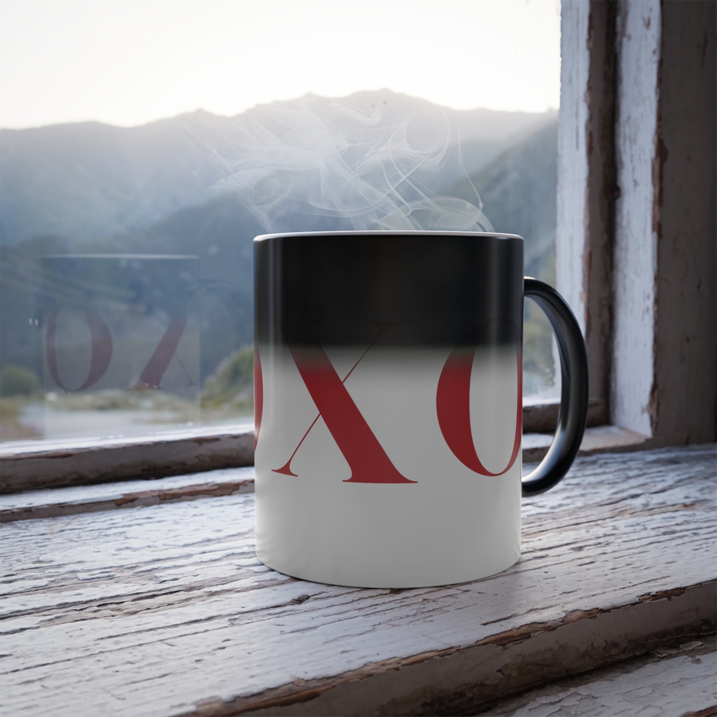 XOXO Red - Color Morphing Mug, 11oz