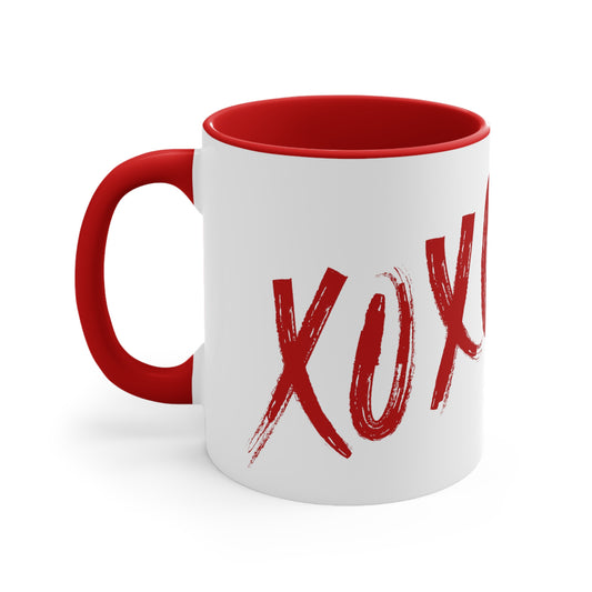 XOXO - Accent Coffee Mug, 11oz