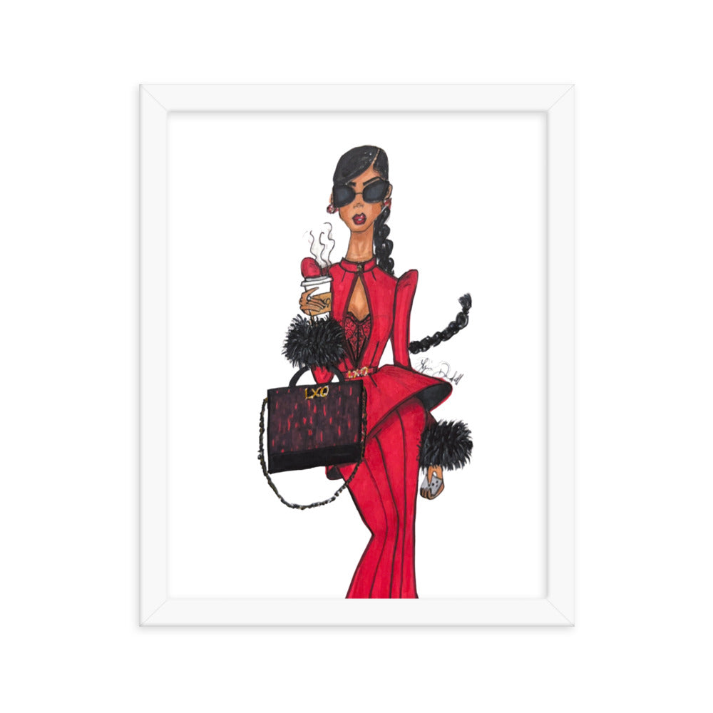 Boss Lady Framed poster