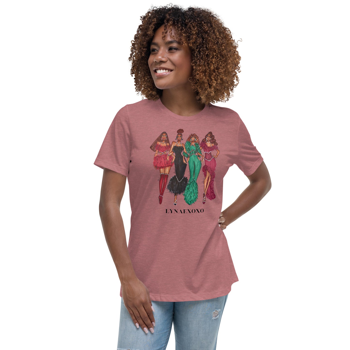 Feathers for the Holiday's - Women's Relaxed T-Shirt