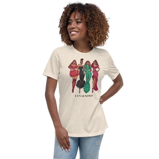 Feathers for the Holiday's - Women's Relaxed T-Shirt