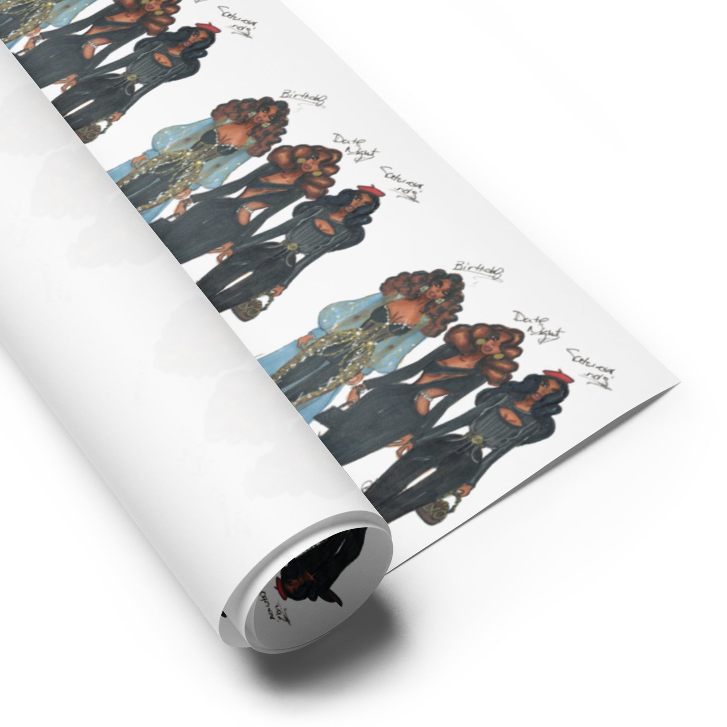 Multi-Print Wrapping paper sheets (3 sheets included)