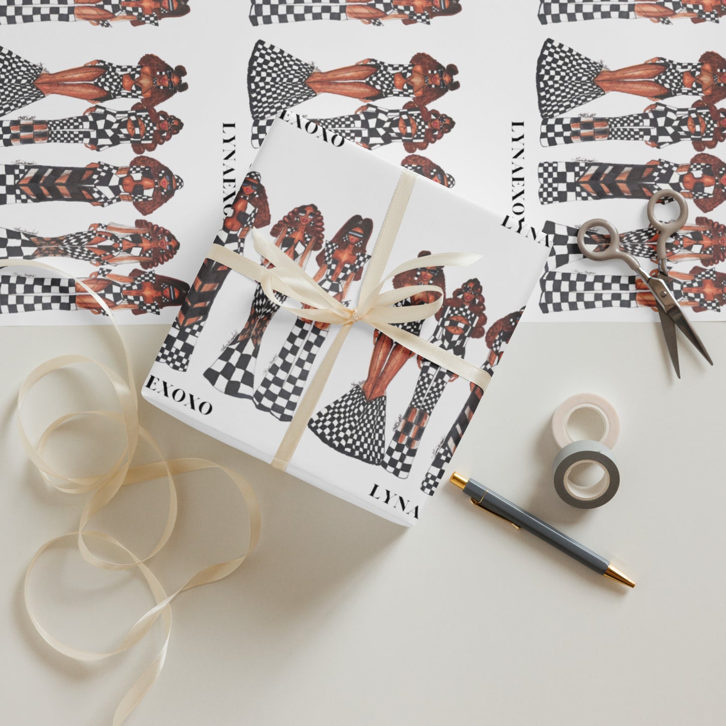 Multi Pack Wrapping paper sheets (3 sheets included)