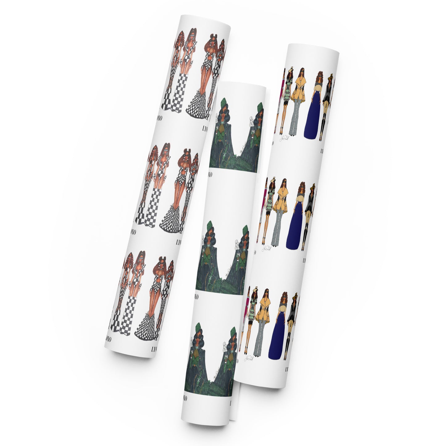 Multi Pack Wrapping paper sheets (3 sheets included)