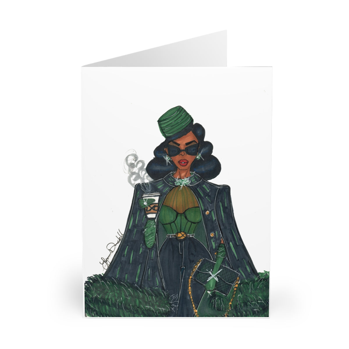 Rich Auntie Greeting Cards (5 Pack)