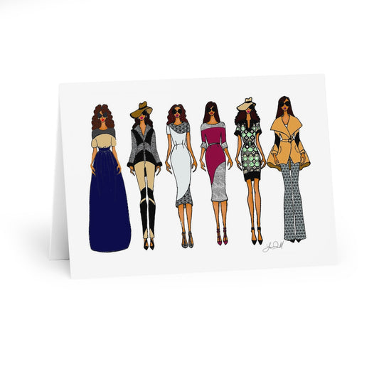 Working Women Greeting Cards (5 Pack)