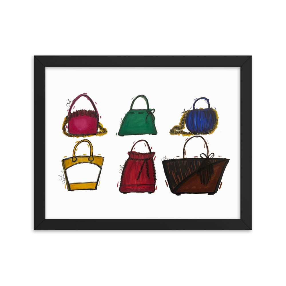 Bags, Bags, Bags, Framed poster