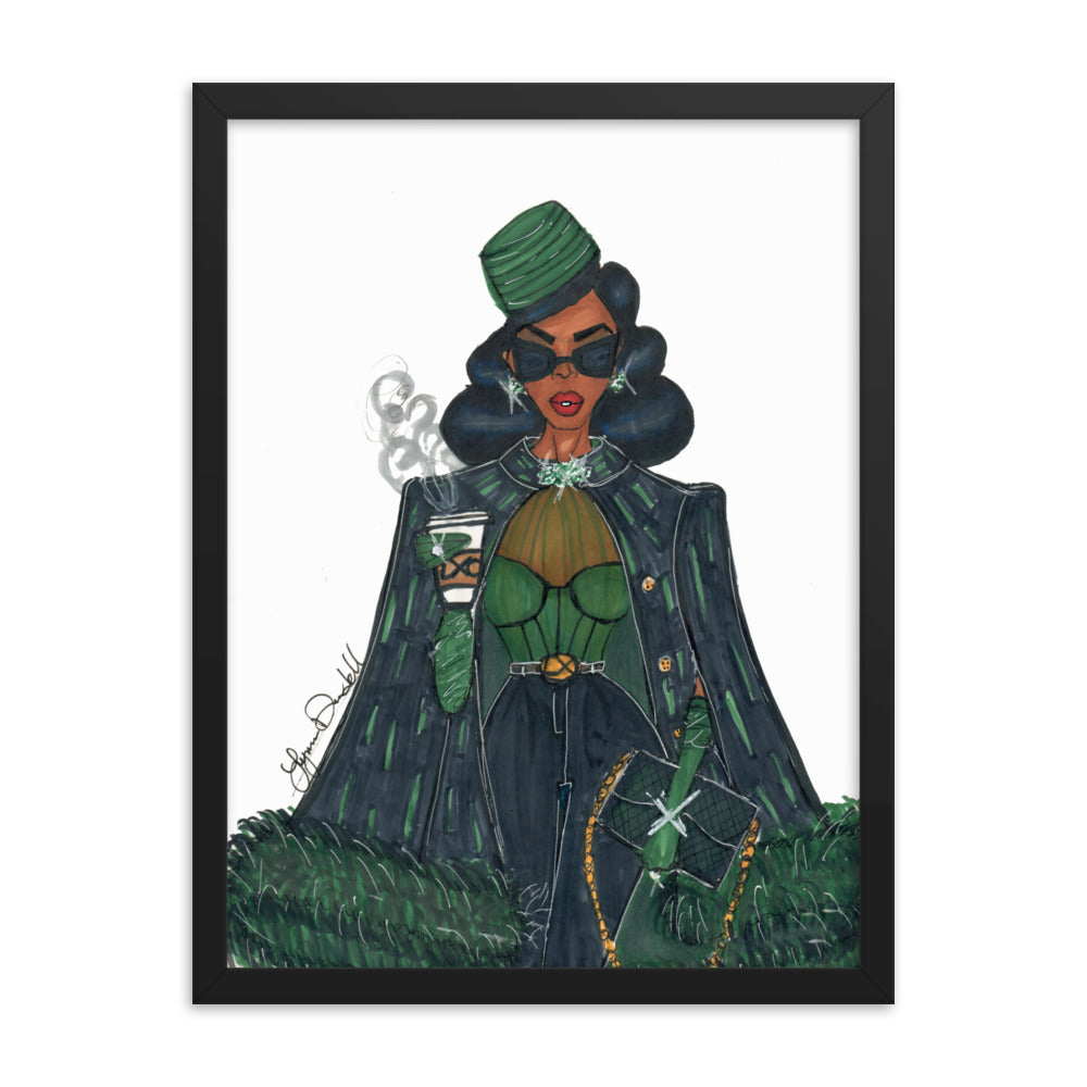 Rich Auntie Framed poster