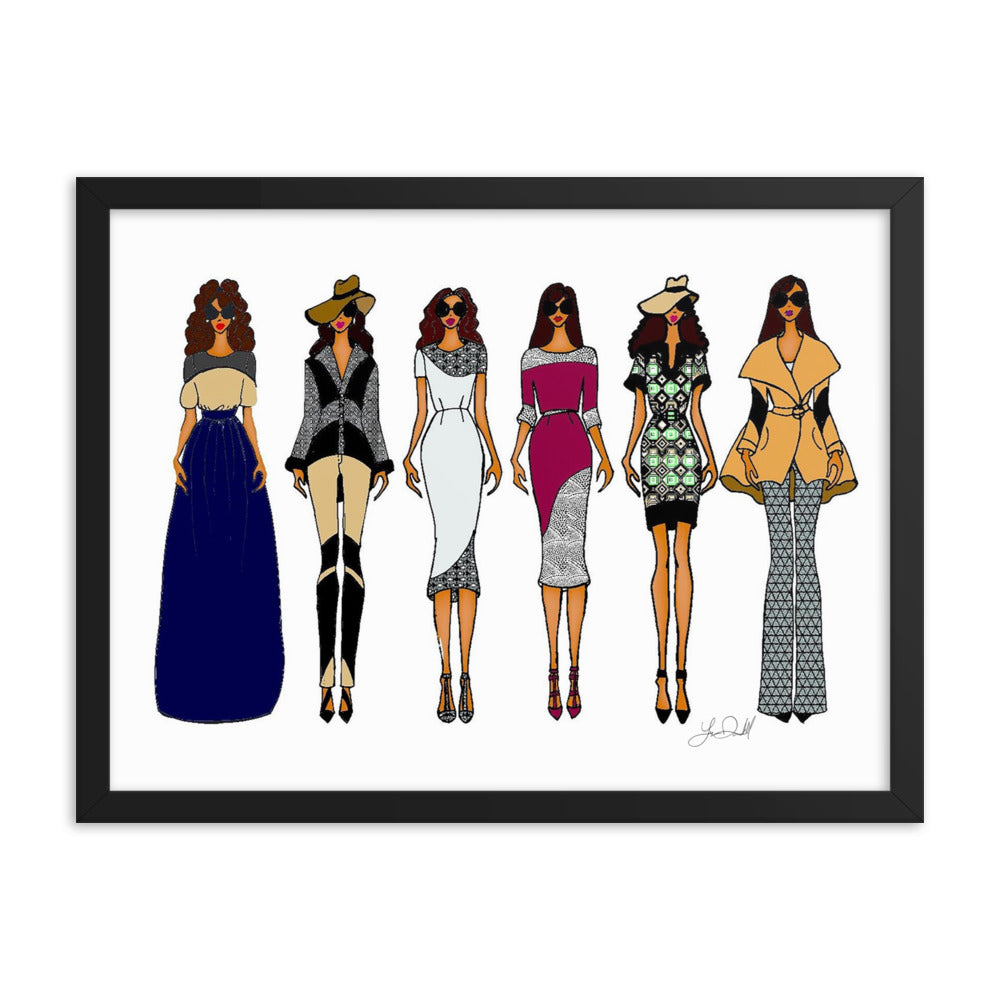 Working Women Framed poster