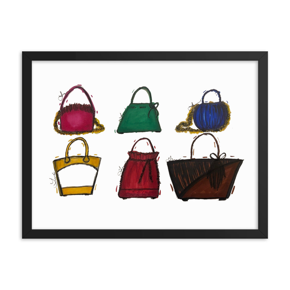 Bags, Bags, Bags, Framed poster