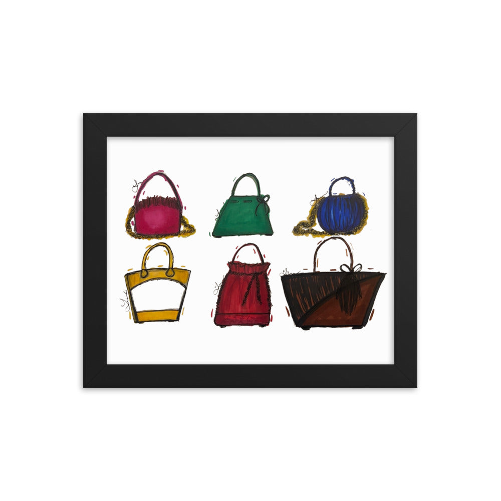 Bags, Bags, Bags, Framed poster