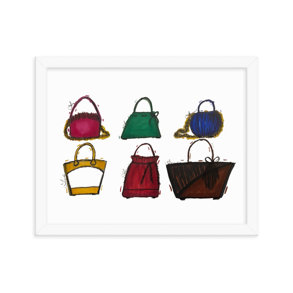 Bags, Bags, Bags, Framed poster