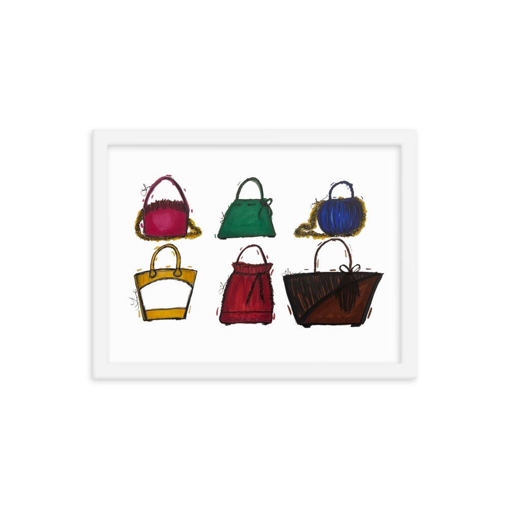 Bags, Bags, Bags, Framed poster