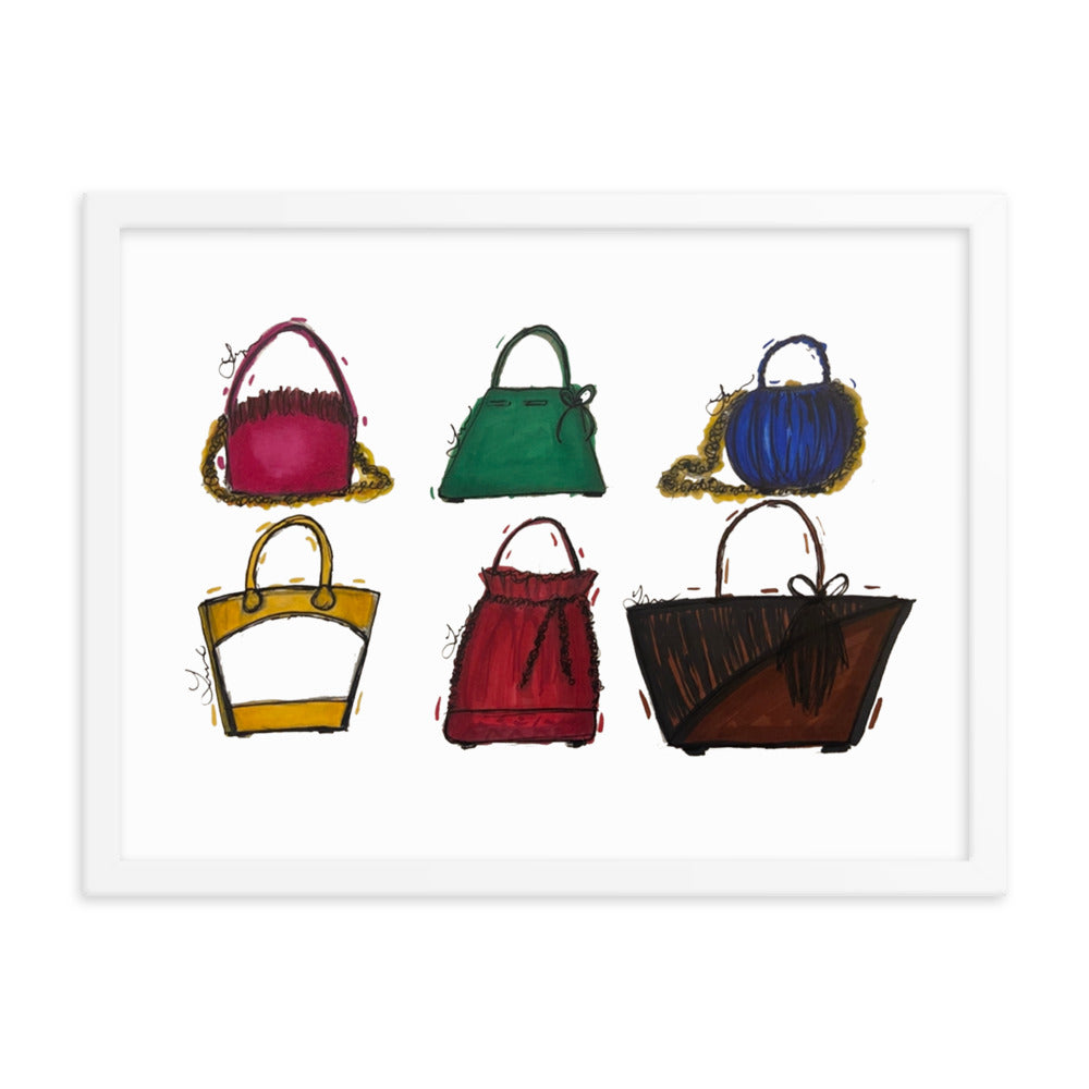 Bags, Bags, Bags, Framed poster