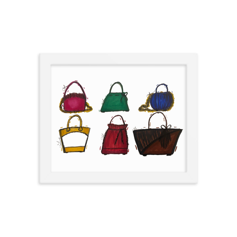 Bags, Bags, Bags, Framed poster