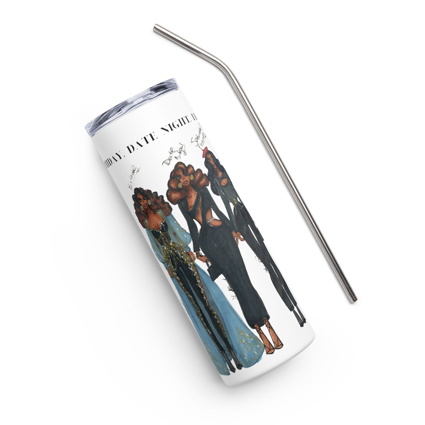 Birthday Date Night Errands Stainless steel tumbler