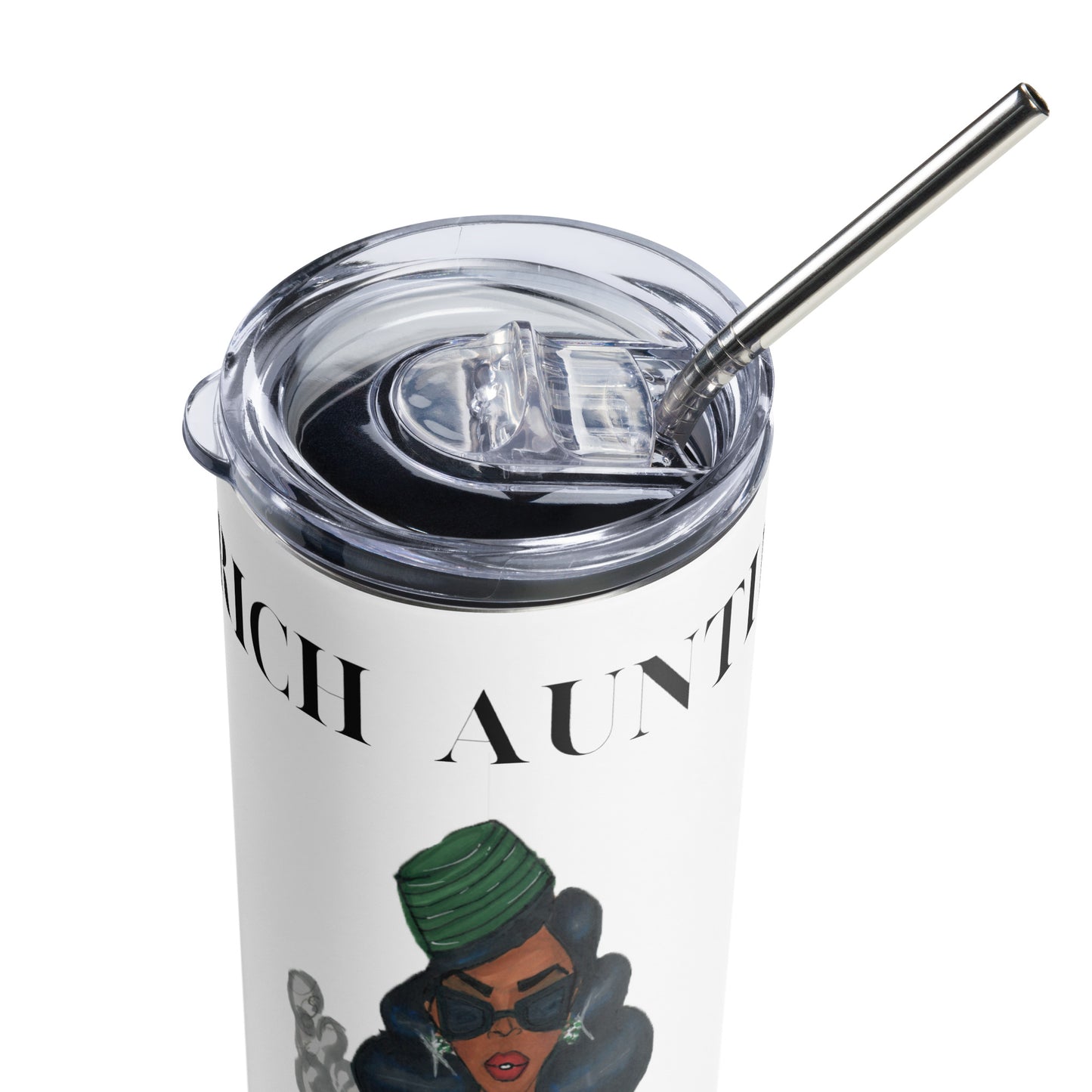 Rich Auntie Stainless steel tumbler